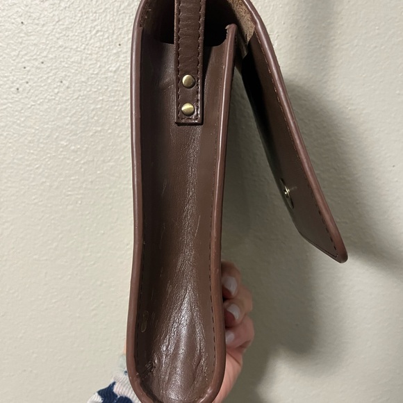 Handmade Leather Hand Tooled Embossed Saddle Bag CrossBody Western Boho Festival - Picture 6 of 9